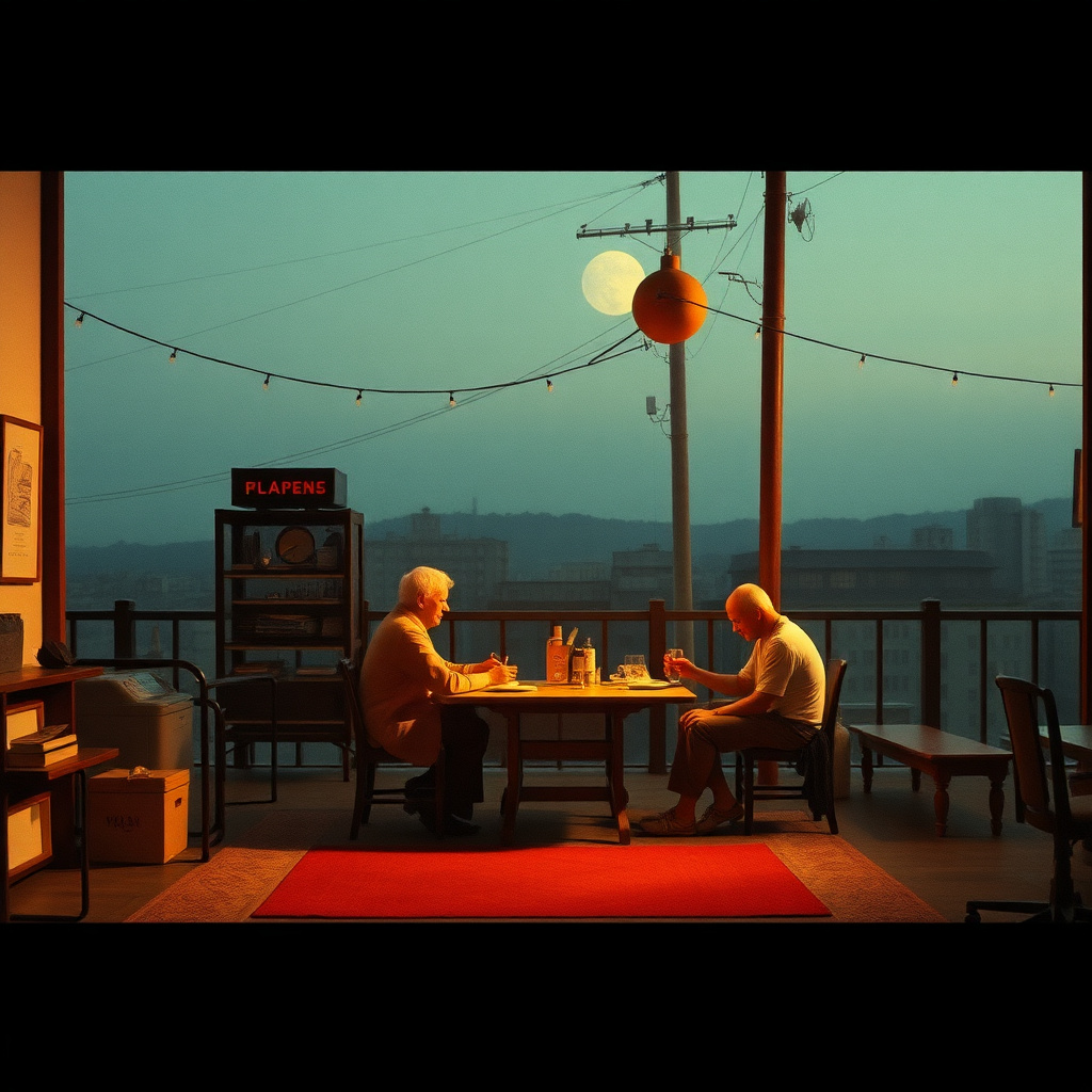Nostalgic scene